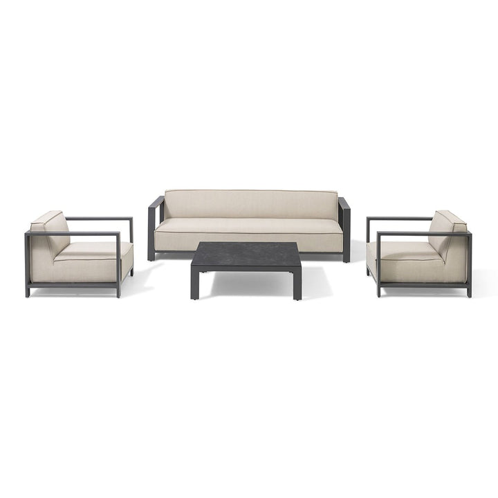 Ibiza 3 Seat Sofa Set With Square Table - Modern Rattan Ltd