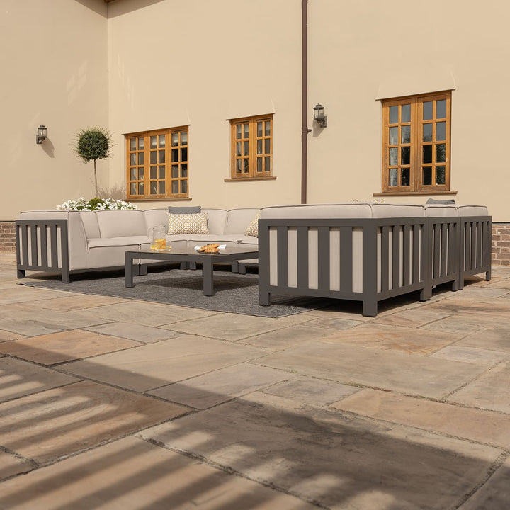 Ibiza U Shape Sofa Set With Square Table - Modern Rattan Ltd