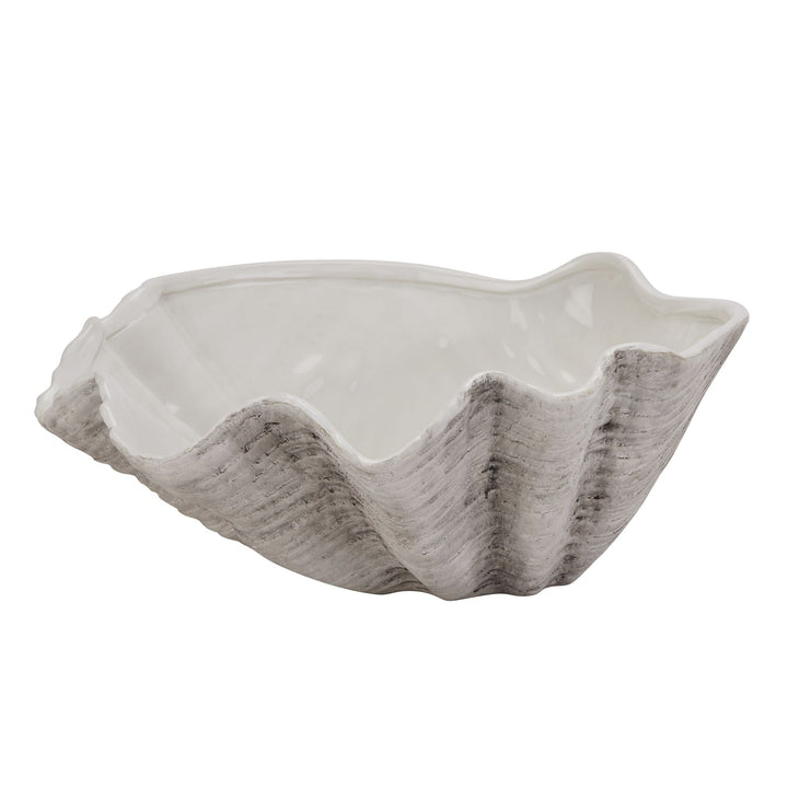 Large Ceramic Adele Shell Bowl - Modern Rattan Ltd