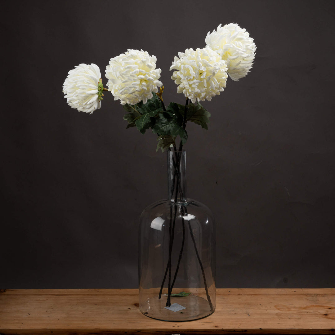 Large White Chrysanthemum - Modern Rattan Ltd