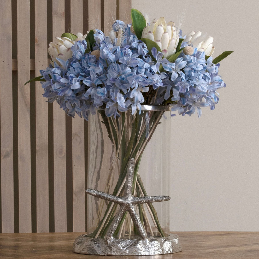 Light Blue Large Headed Agapanthus - Modern Rattan Ltd