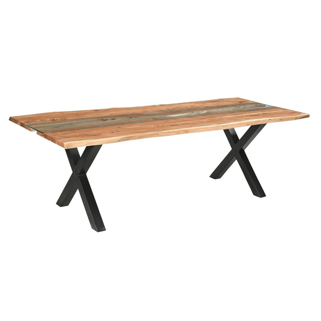 Live Edge Collection Large River Dining Table - Modern Rattan Ltd