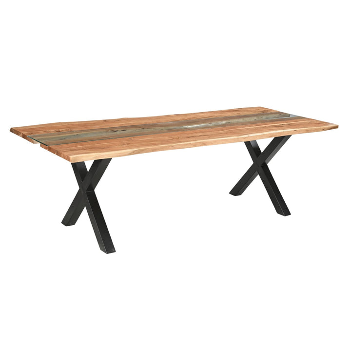 Live Edge Collection Large River Dining Table - Modern Rattan Ltd