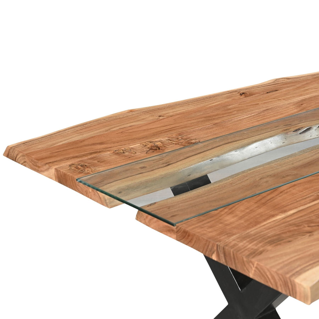 Live Edge Collection Large River Dining Table - Modern Rattan Ltd