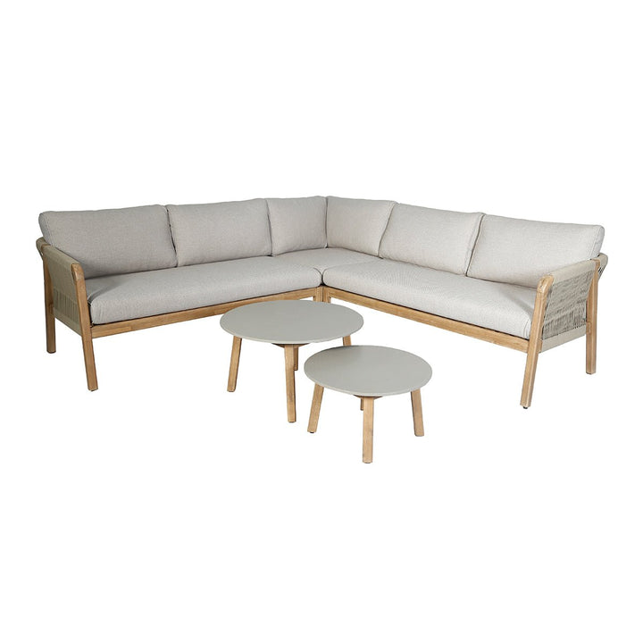 Martinique Corner Sofa With 2 Tables - Modern Rattan Ltd