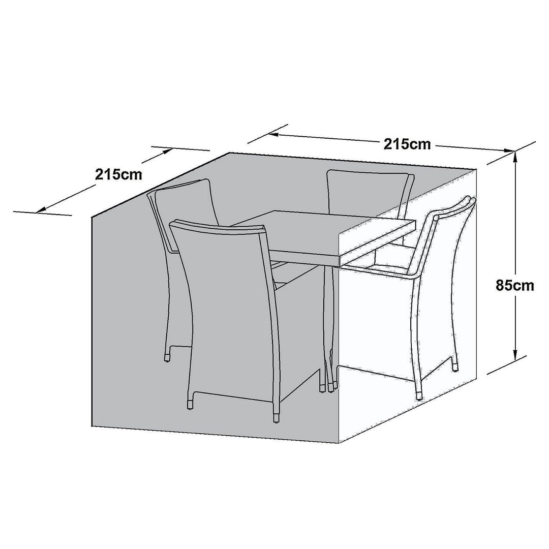 Maze Rattan Outdoor Furniture Cover for 4 Seat Square Dining Set - Modern Rattan Ltd