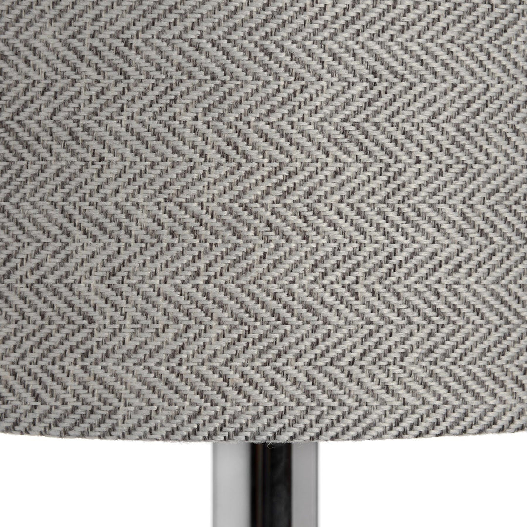 Milan Chrome Table Lamp - Modern Rattan Ltd