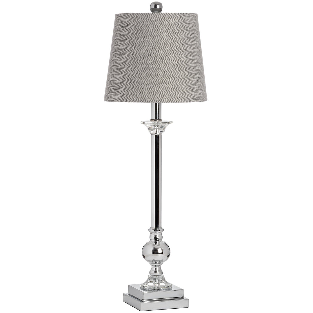 Milan Chrome Table Lamp - Modern Rattan Ltd