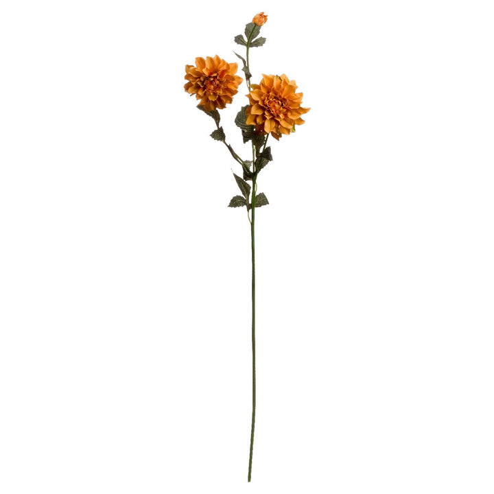 Orange Dahlia Spray - Modern Rattan Ltd