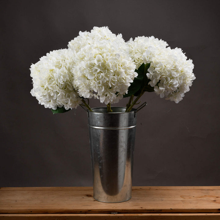 Oversized White Hydrangea - Modern Rattan Ltd