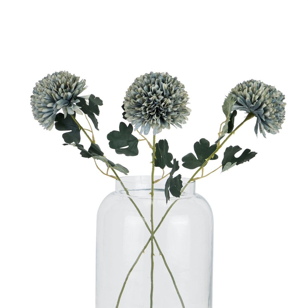 Pale Green Blue Chrysanthemum - Modern Rattan Ltd