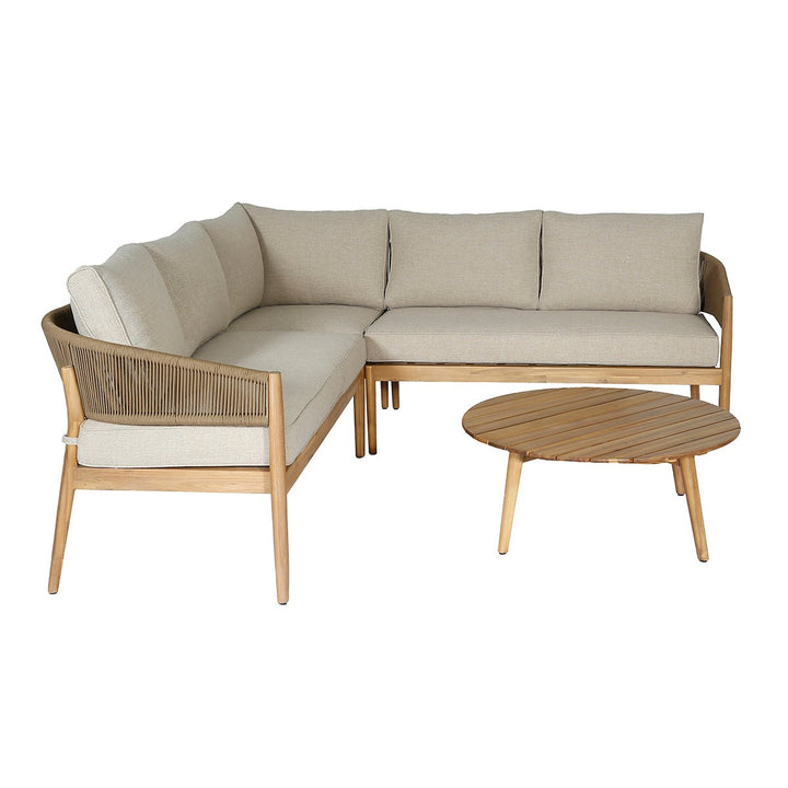 Porto Corner Sofa Set With 2 Tables - Modern Rattan Ltd