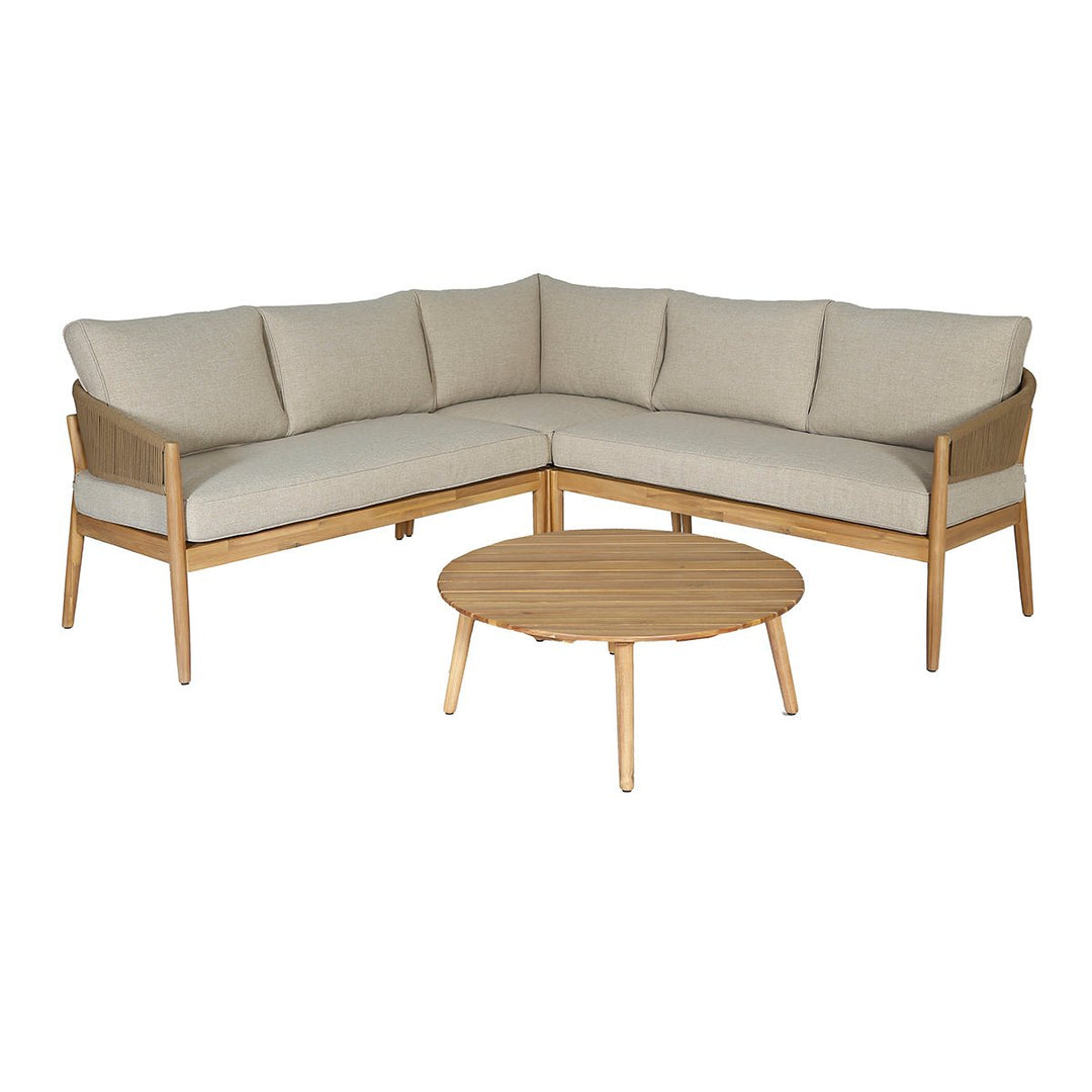 Porto Corner Sofa Set With 2 Tables - Modern Rattan Ltd