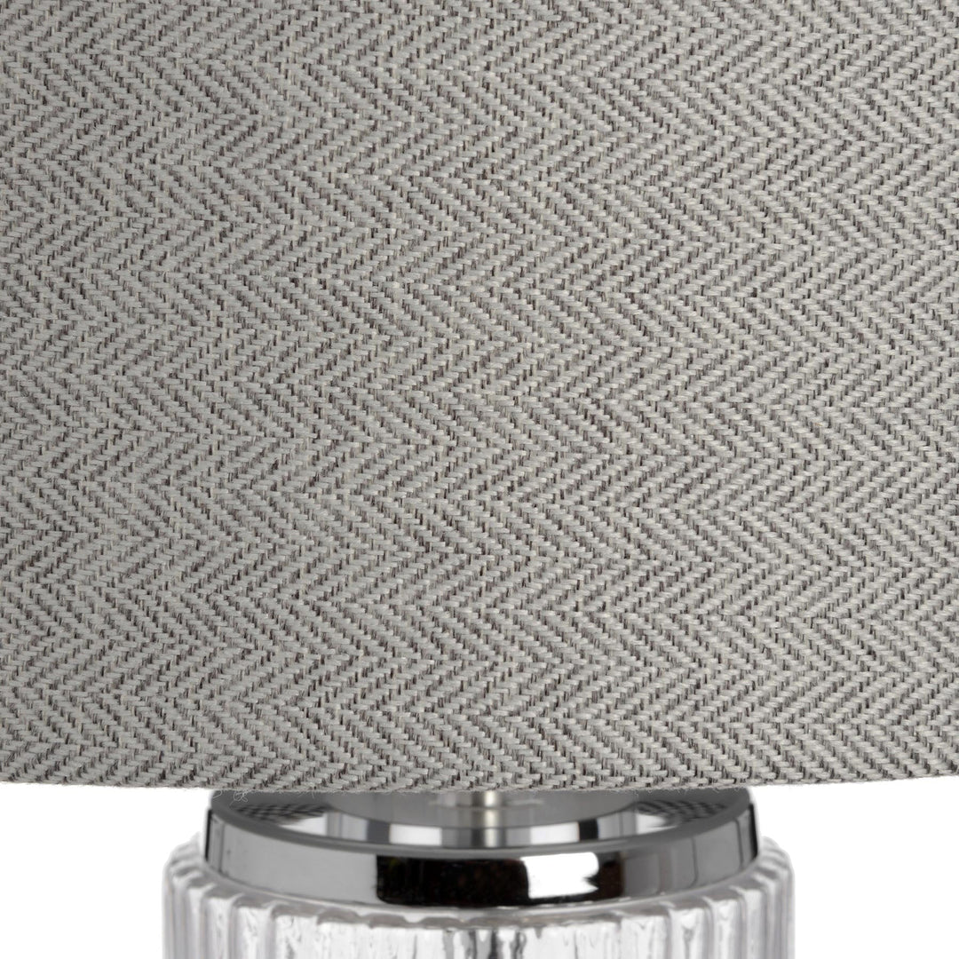 Roma Glass Table Lamp - Modern Rattan Ltd