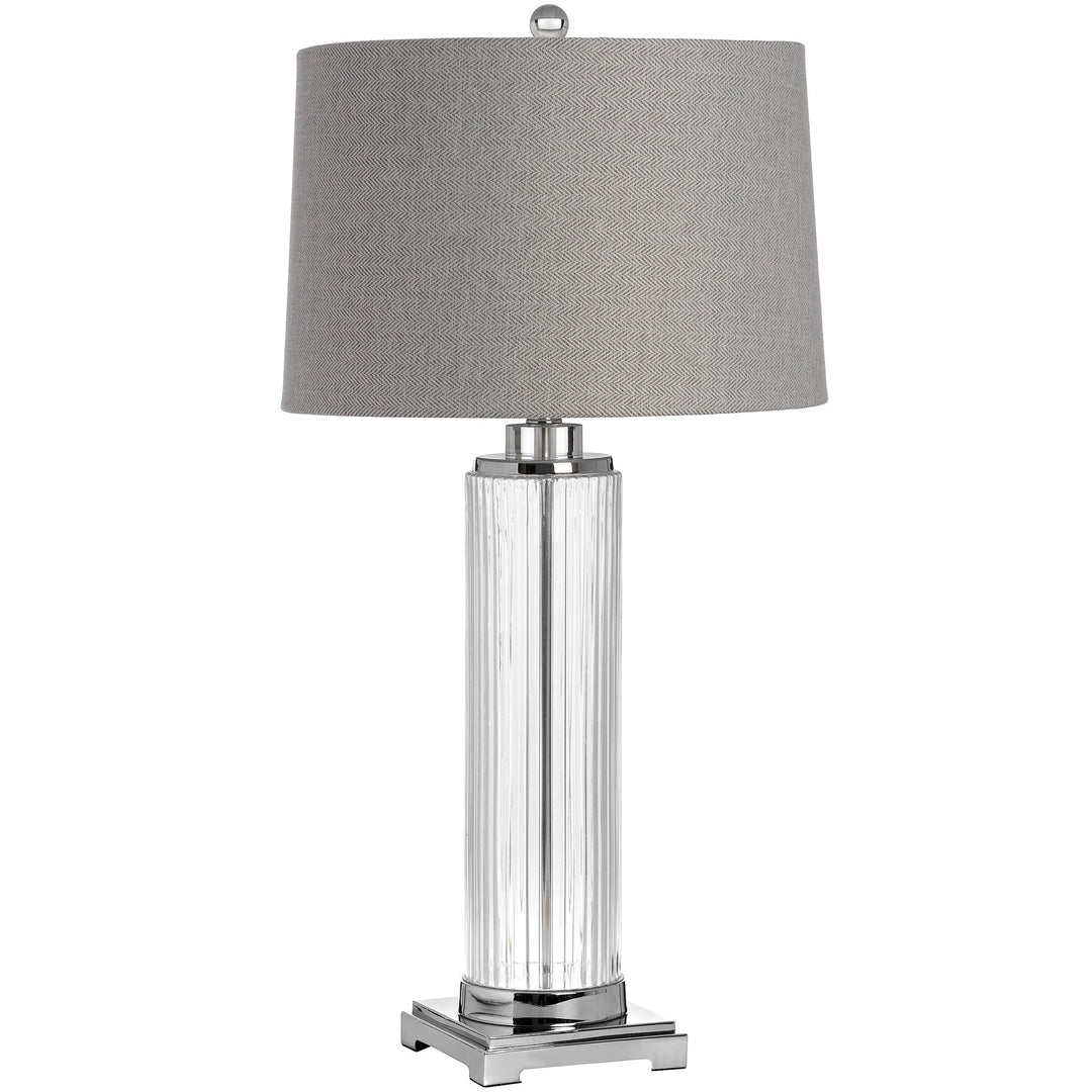 Roma Glass Table Lamp - Modern Rattan Ltd