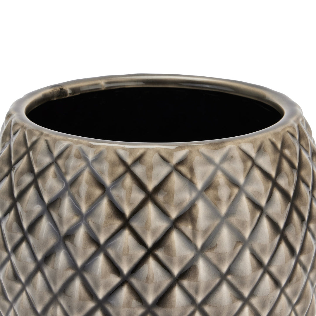 Seville Collection Grey Diamond Planter - Modern Rattan Ltd