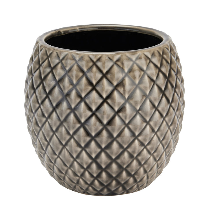 Seville Collection Grey Diamond Planter - Modern Rattan Ltd