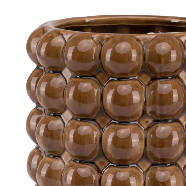 Seville Collection Large Caramel Bubble Planter - Modern Rattan Ltd