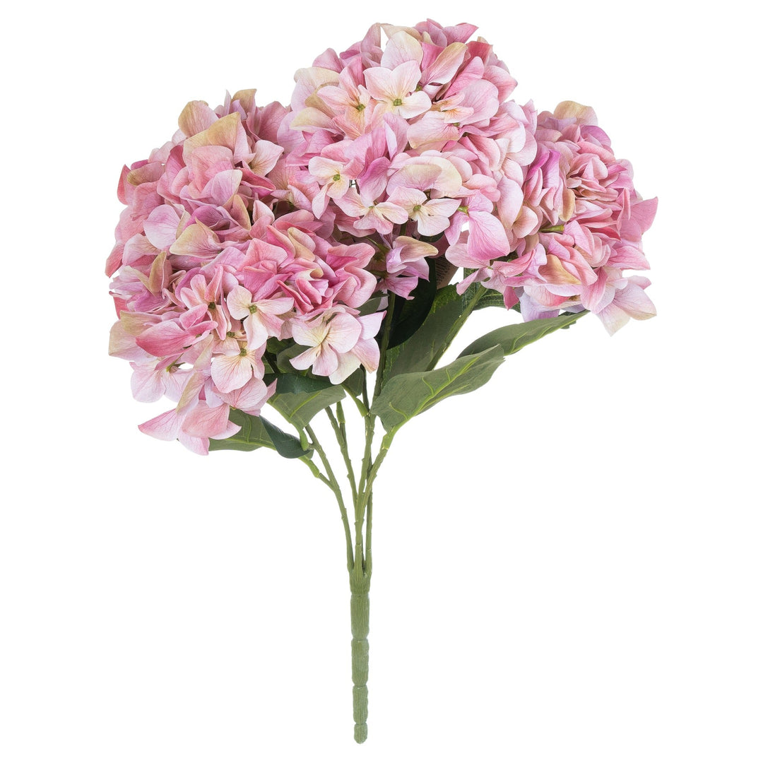 Shabby Pink Hydrangea Bouquet - Modern Rattan Ltd