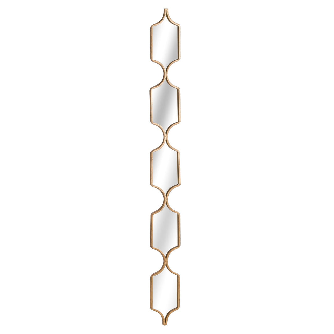 Square Decorative Hanging Collage Mirror In Gold - Modern Rattan Ltd