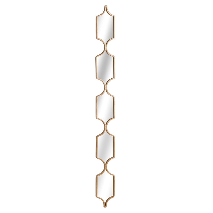 Square Decorative Hanging Collage Mirror In Gold - Modern Rattan Ltd