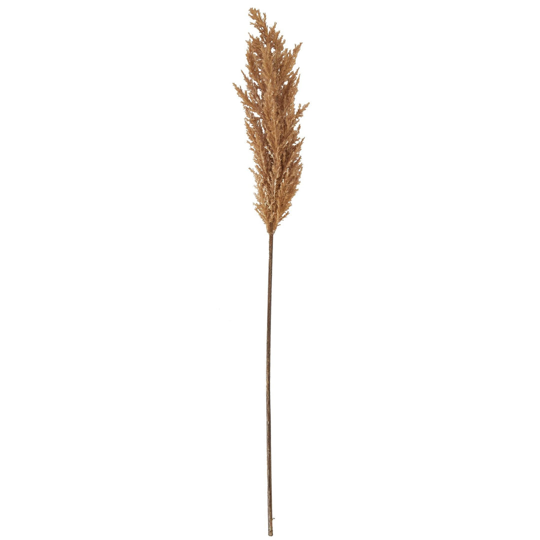 Taupe Faux Dried Pampas Grass Stem - Modern Rattan Ltd