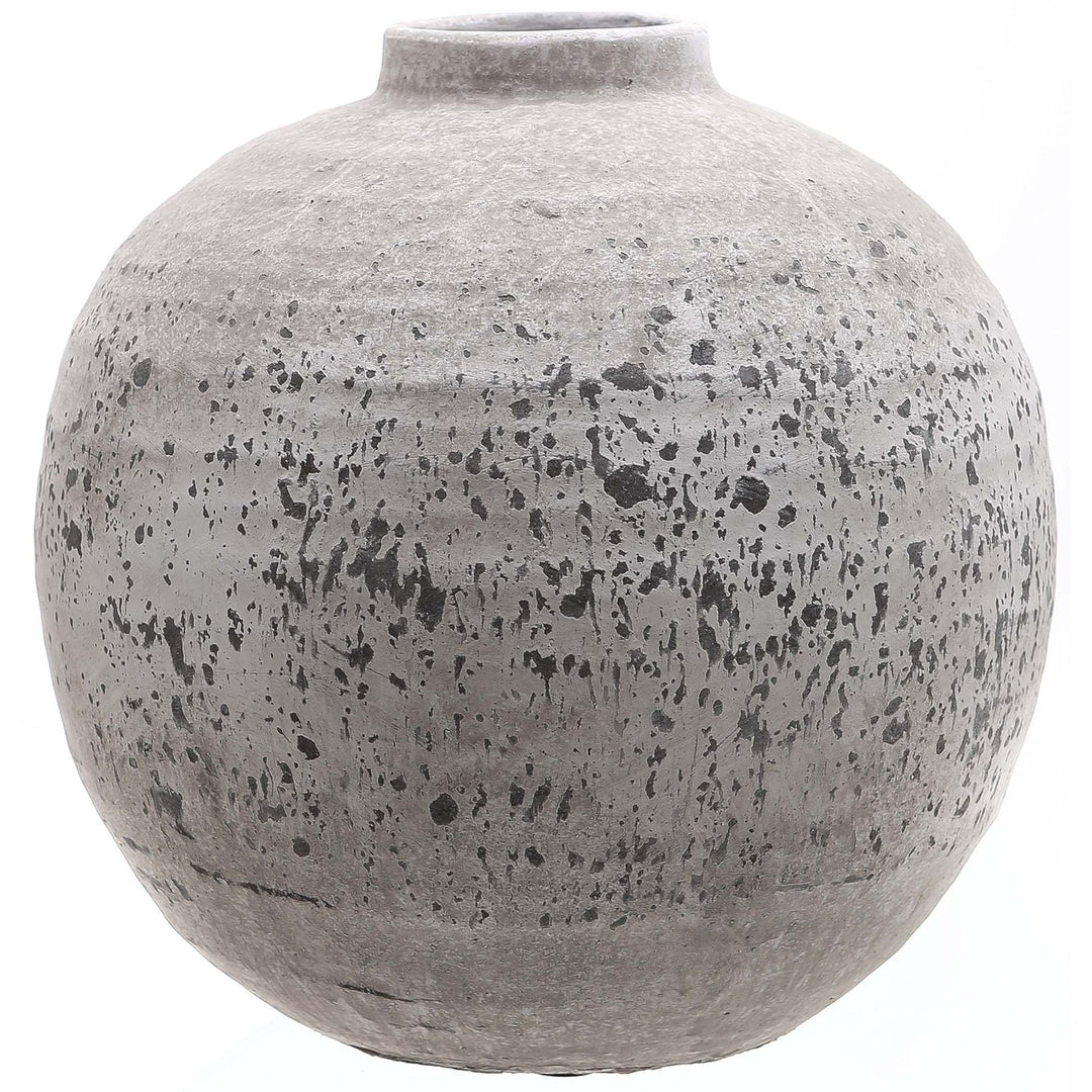 Tiber Stone Ceramic Vase - Modern Rattan Ltd