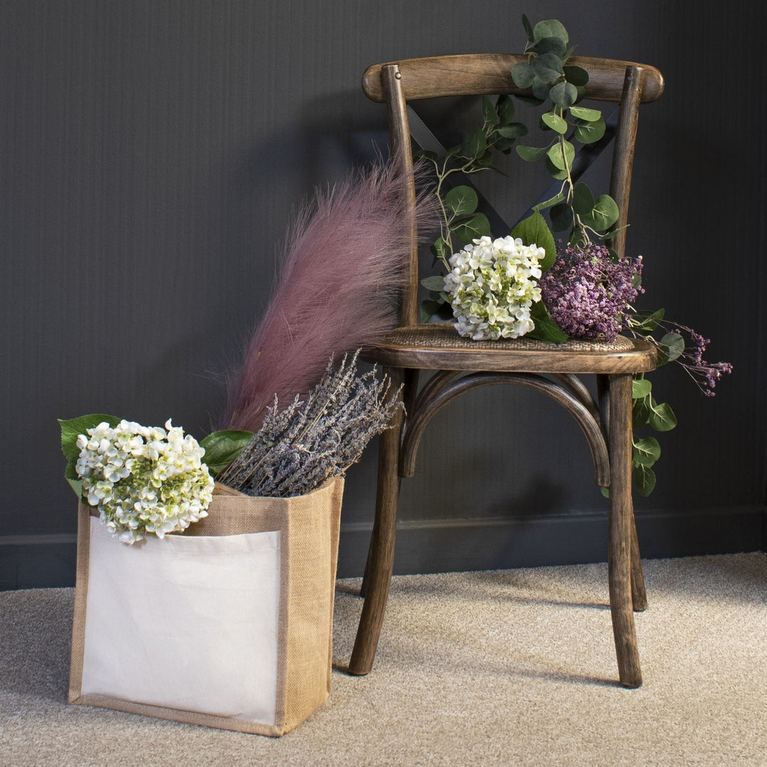 White Lace Cap Hydrangea - Modern Rattan Ltd