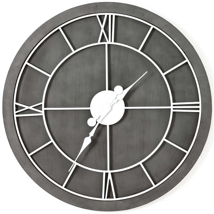 Williston Grey Wall Clock - Modern Rattan Ltd