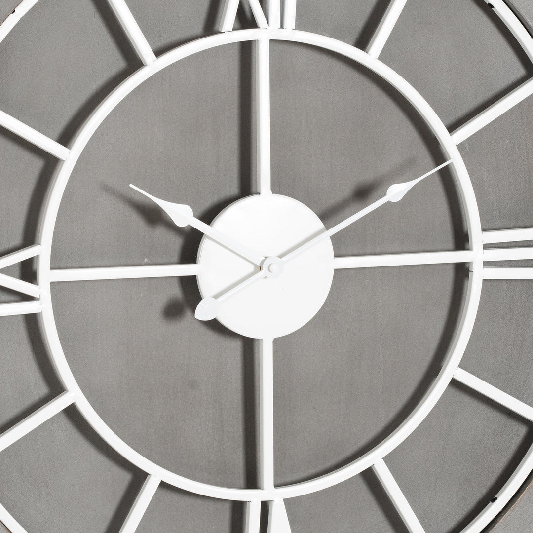 Williston Grey Wall Clock - Modern Rattan Ltd