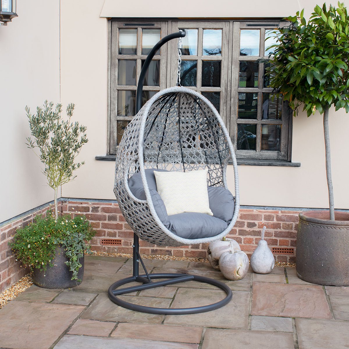 Maze Ascot Hanging Chair Modern Rattan Ltd