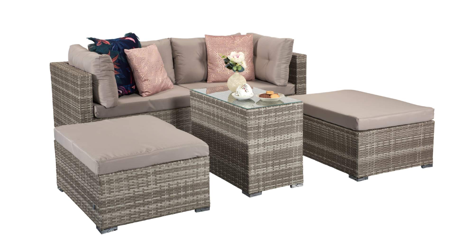 Harper modular best sale rattan sofa set