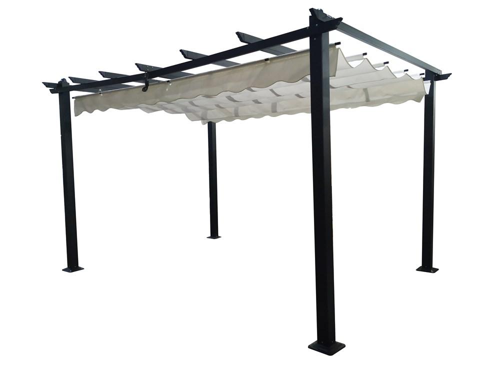 PERGOLA 3 x 4m Beige - Modern Rattan