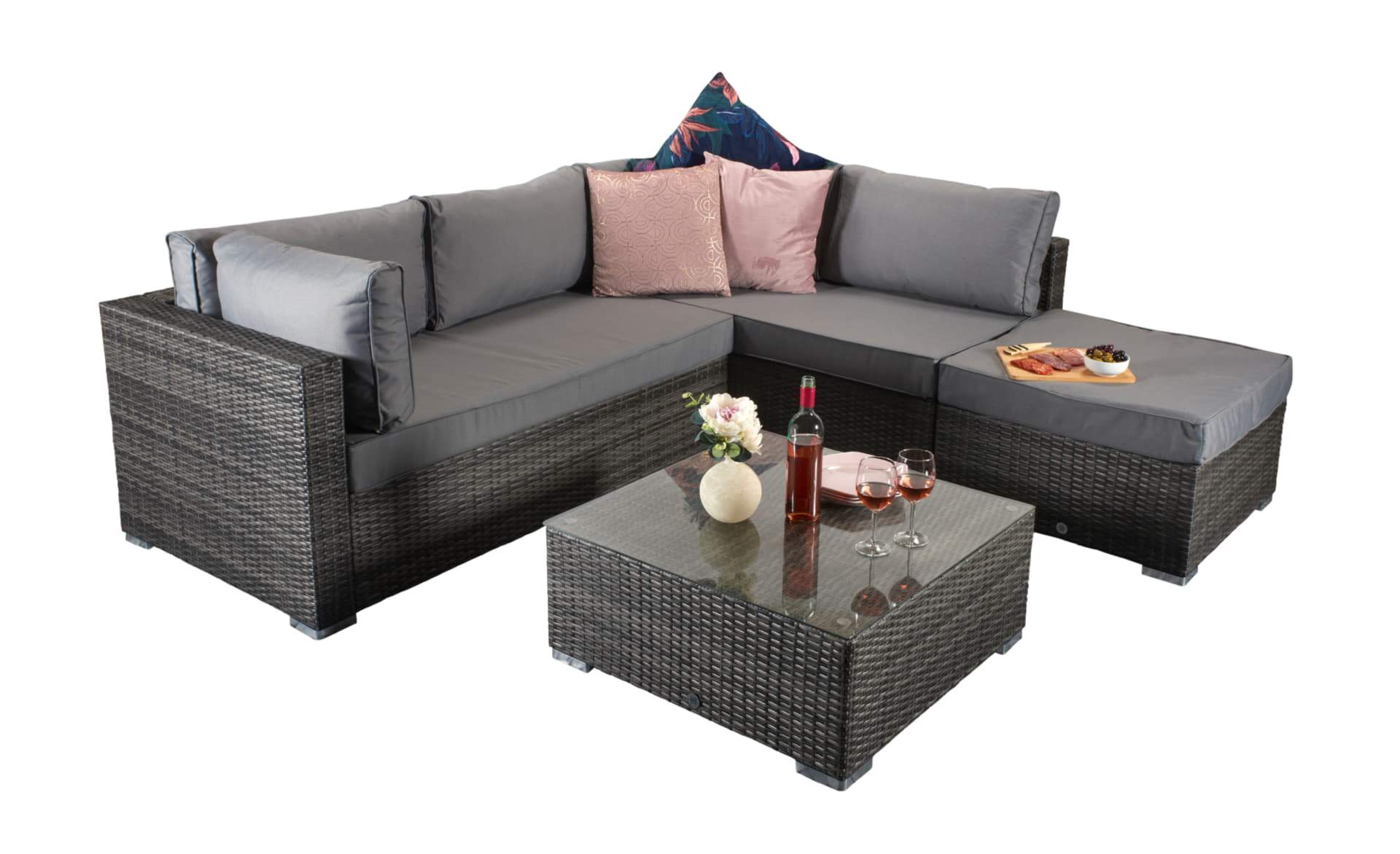 Savannah Rattan Corner Sofa